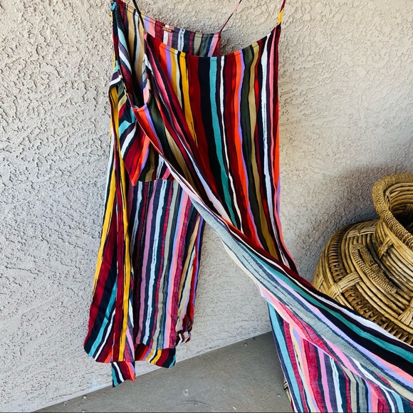 FREE PEOPLE Women's 'DE SHE' Striped SPLIT LONG TANK - XS - Picture 8 of 9